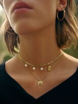 Thumbnail for your product : Maria Black Crew Short Necklace W/ Pearl & Charm