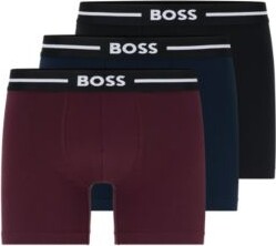 HUGO BOSS Three-pack of stretch-cotton boxer briefs