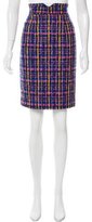 Thumbnail for your product : Erdem Tweed Knee-Length Skirt