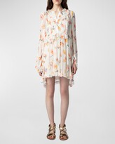 Thumbnail for your product : Zadig & Voltaire Rackel Mousseline Courtney Asymmetric Dress