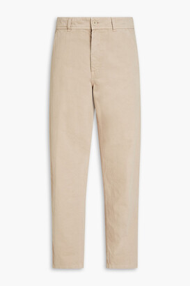 Aspesi Distressed cotton-gabardine pants