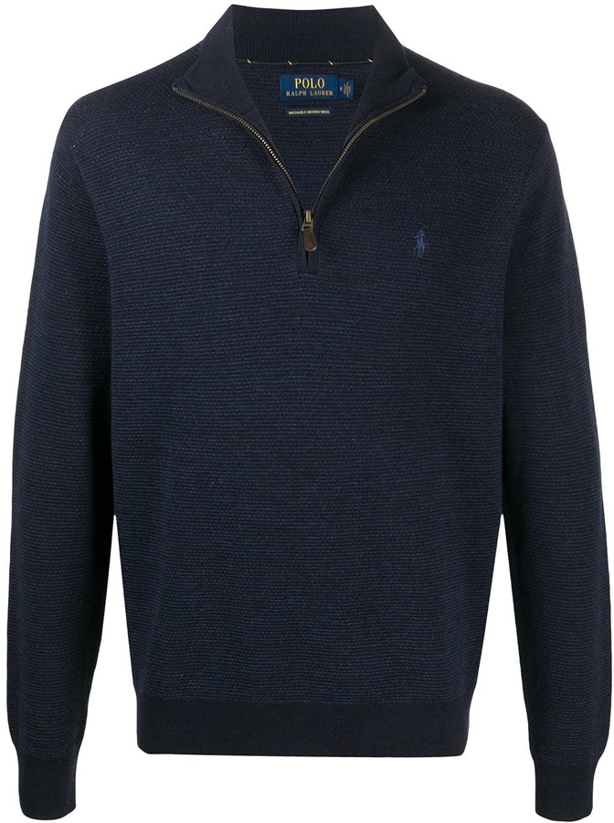 Polo Ralph Lauren Blue Men's Half-zip Sweaters | Shop the world's largest  collection of fashion | ShopStyle
