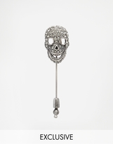 Thumbnail for your product : Simon Carter Skull Lapel Pin Exclusive To ASOS