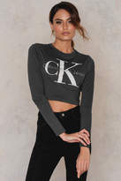 Thumbnail for your product : Calvin Klein Tyka True Icon Cropped Top