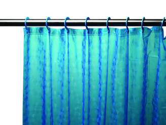 Carnation Home Fashions 3D Prism Look PEVA Shower Curtain with Built-in Shower Curtain Hooks, 70 by 72-Inch