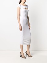 Thumbnail for your product : Balmain Open-Detail Ribbed Bodycon Dress