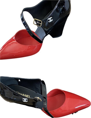 Chanel Patent leather heels - ShopStyle Pumps
