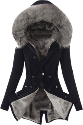 fur lined hoodie womens uk