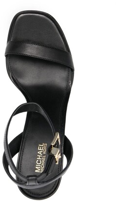 MICHAEL Michael Kors Block-Heel Leather Sandals