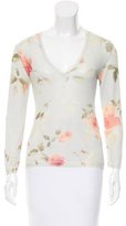 Thumbnail for your product : Roberto Cavalli Long Sleeve Floral Print Top