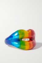 Thumbnail for your product : Hotlips - Silver And Enamel Ring - Blue