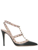 Thumbnail for your product : Valentino 100mm Rockstud Calfskin Pumps