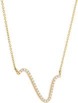 Thumbnail for your product : Paige Novick diamond wavy pendant necklace