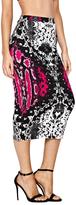 Thumbnail for your product : Motel Bee Neon Scales Print Midi Skirt