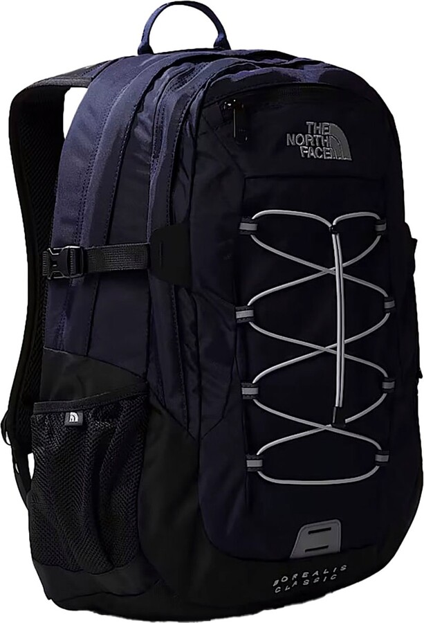 The North Face 'borealis Classic' Blue Backpack With Contrasting Logo Print In Tech Fabric Man
