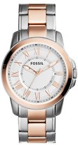 Thumbnail for your product : Fossil 'Grant' Two-Tone Bracelet Watch, 38mm