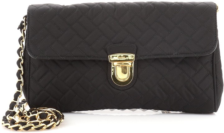 prada nylon chain bag