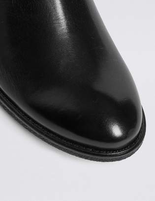 Marks and Spencer Wide Fit Leather Chelsea Ankle Boots