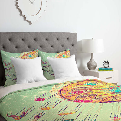 Deny Designs Swinging Through Stars Duvet Cover Set