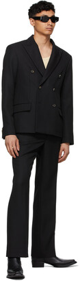 Second/Layer Black Paso Flared Trousers