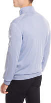 Thumbnail for your product : Brioni Quarter-Zip Wool Sweater, Blue
