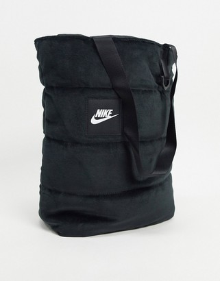 nike black boxy mini backpack