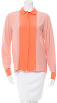 Thumbnail for your product : Stella McCartney Silk Button-Up Top w/ Tags