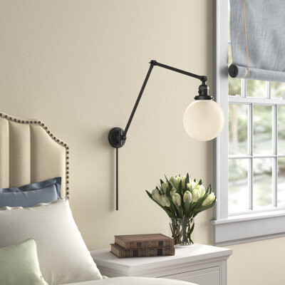 Three Posts Chippewa 1 - Light Dimmable Plug-in Swing Arm