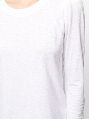 Veronica Beard round neck long-sleeved T-shirt