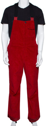 mens red corduroy trousers