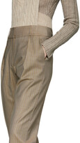 Thumbnail for your product : MATÉRIEL Beige Straight Trousers