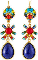 Thumbnail for your product : Jose & Maria Barrera Glass Bead & Teardrop Earrings