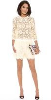 Thumbnail for your product : MSGM Lace Short Jumpsuit