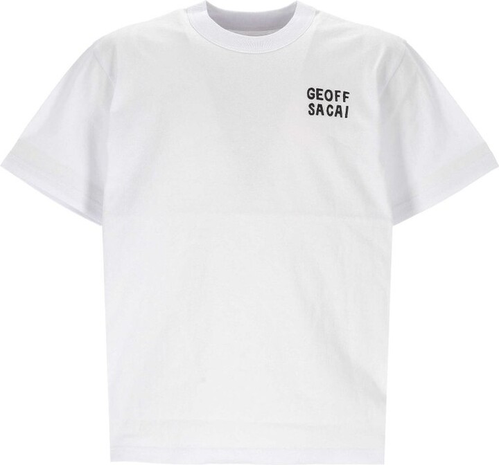 Sacai Logo Detailed Crewneck T-Shirt