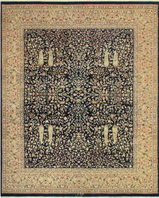 Pak-Persian Crispin Navy Rug