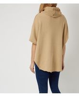 Thumbnail for your product : New Look Maternity Tan Roll Neck Knitted Poncho