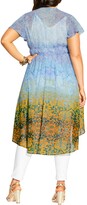 Thumbnail for your product : City Chic Shanika Tie Waist High/Low Top