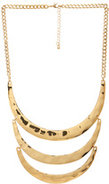 Thumbnail for your product : Forever 21 Hammered Triple Crescent Necklace