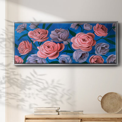Wexford Home Layered Petals III- Framed Canvas