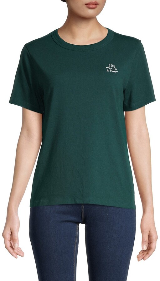 年末のプロモーション特価！ アスペジ Green T-shirts レディース トップス Tシャツ 半袖 サイズ:XL