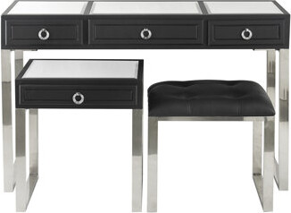 A&B Home 48'' Console Table and Stool Set