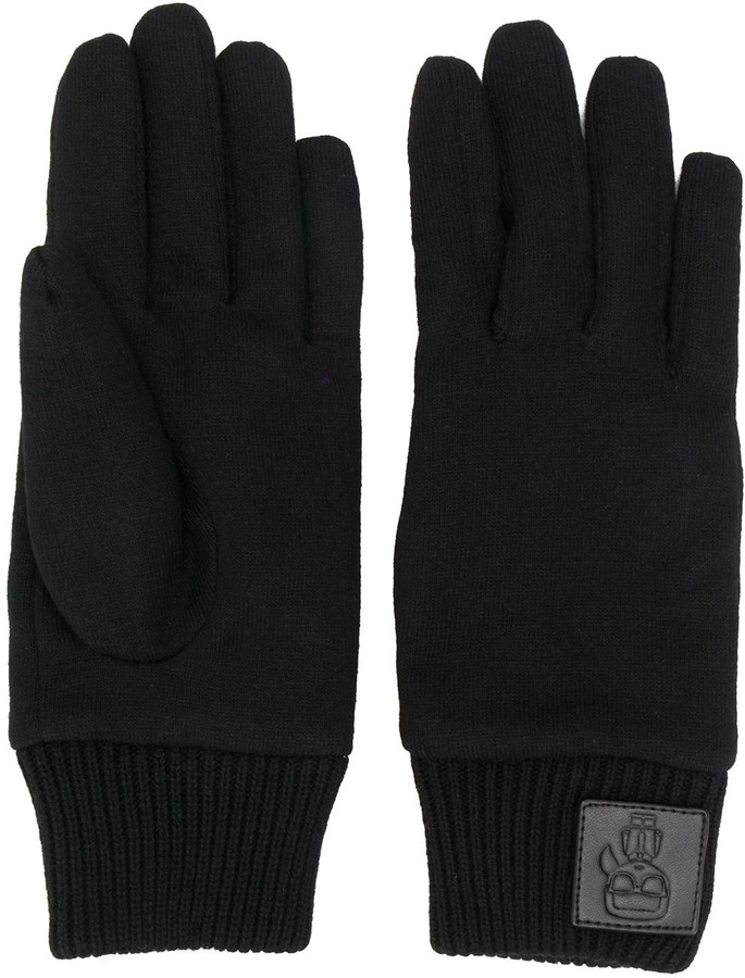 Karl Lagerfeld Paris K/Ikonik logo patch gloves - ShopStyle