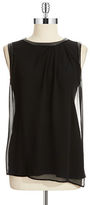 Thumbnail for your product : DKNY DKNYC Contrast Sleeveless Top