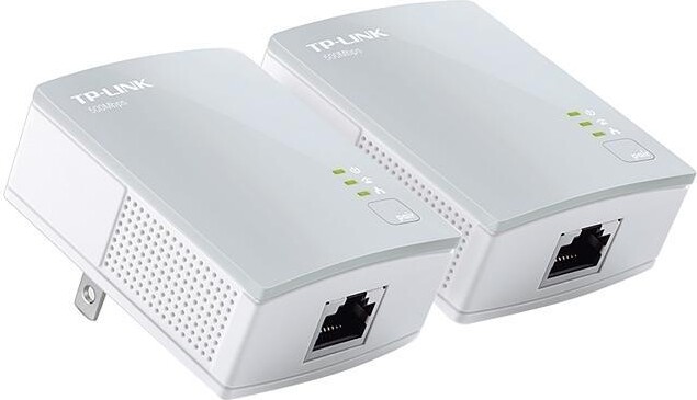 TP-Link AV600 Powerline Ethernet Adapter(TL-PA4010 KIT)- Plug & Play, Power Saving, Nano Powerline Adapter, Expand Home Network with Stable Connections