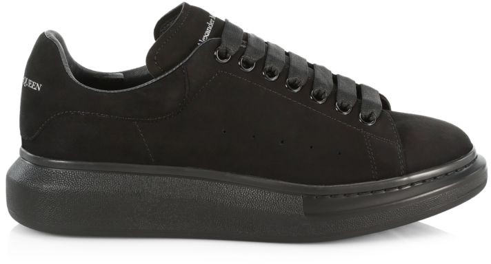 velvet platform sneakers