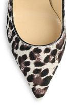 Thumbnail for your product : Jimmy Choo Anouk Leopard-Print Calf Hair Pumps