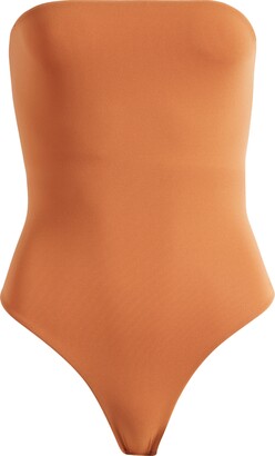 FITS EVERYBODY STRAPLESS BODYSUIT | COCOA