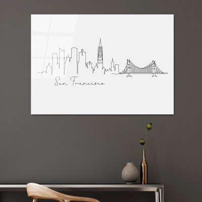 Gracie Oaks Painting on Tempered Glass