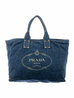 prada denim bag price
