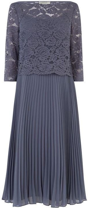 oasis lace top midi dress